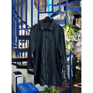 Alexandre Plokhov Black Button-Up Shirt Italy Large